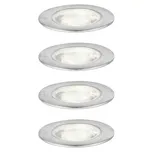 Sada vestavných LED svítidel do podlahy Paulmann Link & Light / 4x 0,5 W