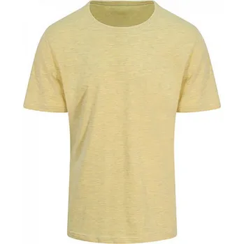 Pánské tričko Melírové unisex tričko v pastelových barvách Just Ts 160 g/m Barva: Žlutá, Velikost: L JT032