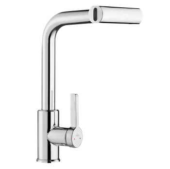 Invena Nelia, vysoká dřezová baterie, 4-funkční výtok, chromová, INV-BZ-34-001-A