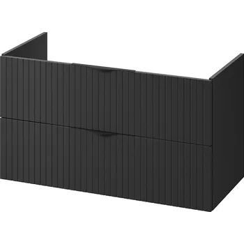 Koupelnový nábytek Cersanit Tirso, závěsná skříňka pod umyvadlo 994x447x572 mm, černá matná, S1017-012