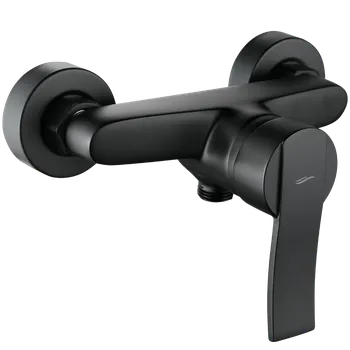 Vodovodní baterie Kuchinox Madera, nástěnná sprchová baterie, černá matná, LAV-BQM_740D