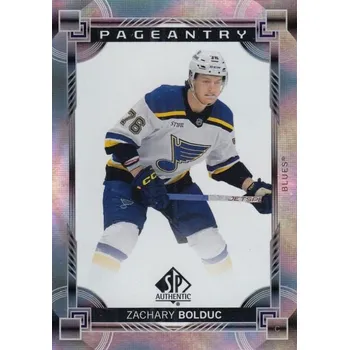 Karetní hra insert RC karta ZACHARY BOLDUC 24-25 SP Authentic Pageantry Rookies číslo P-84