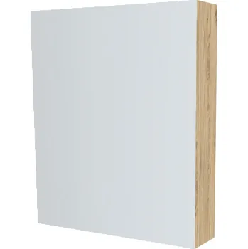 Koupelnový nábytek Mereo, Mereo Koupelnová zrcadlová skříňka 60 cm, galerka, 1x dvířka levá, Multidecor, Dub San remo sand, MER-CN798G61DSAN