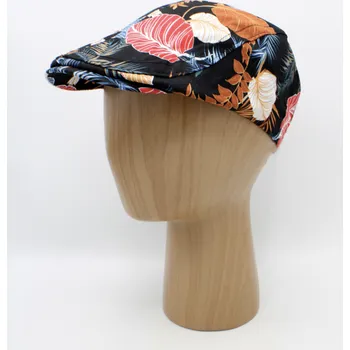 Čepice Fiebig - Headwear since 1903 Pánská letní bavlněná bekovka s tropickým vzorem od Fiebig - limitovaná kolekce Velikost: 57 cm (M)