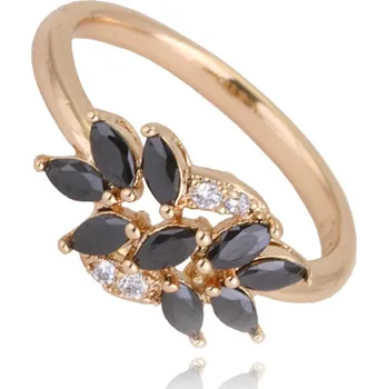 Prsten Flamenco Mystique Pozlacený prsten z chirurgické oceli PST770, velikost prstenu: US7 EU14 Velikost prstenu: US7 EU14