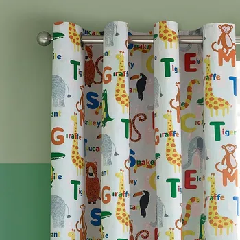 Sprchový závěs Dětský závěs 2 ks 168x183 cm Animal Magic – Catherine Lansfield ID_1800889