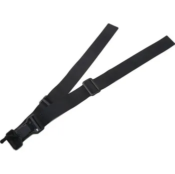 Outdoorové zavazadlo Nastavitelný magnetický hrudní popruh na batoh | popruh, příslušenství - Černá - 95x3,8 cm