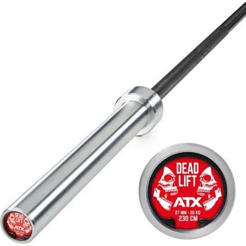 Olympijská tyč ATX LINE Special Deadlift Bar, dlouhá, 2300/50 mm, 27 mm - doprava zdarma