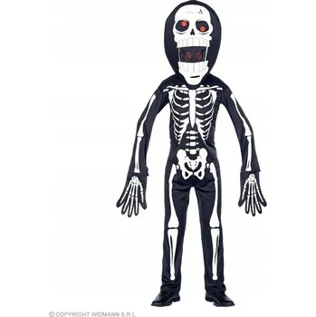 Karnevalový kostým KOSTÝM KOSTRA KOSTLIVCE OVERSIZE KIDS 146