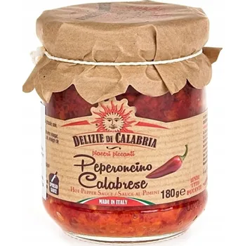 Kalábrijské chilli papričky 180g Delizie di Calabria