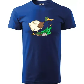 Pánské tričko Geokačer s keškou - Triko extra velké (5-8XL) - 7XL ( Královská modrá )