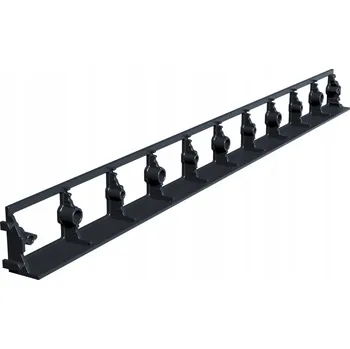 Zahradní obrubník Plast Zahradní lem 100 cm x 5,8 cm černý