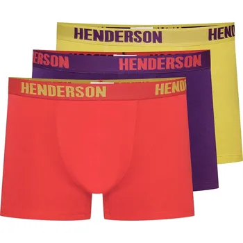 Boxerky Vícebarevné pánské boxerky 3ks Henderson Star Pack, vícebarevná L i41_9999955046_2:vícebarevná_3:L_