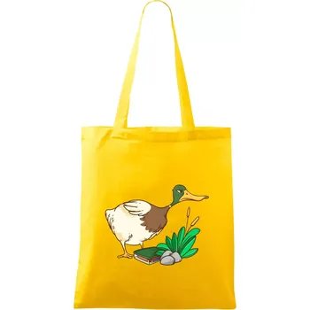Geokačer s keškou - Taška bavlněná - 42 x 38 cm ( Žlutá )