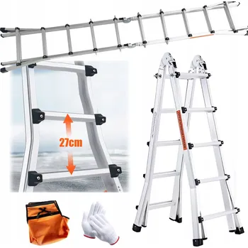 Žebřík Hliníkový Žebřík Hooha 20 až 150 kg