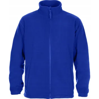 Pánská mikina MODRÁ TEPLÁ MIKINA FLEECOVÁ VEL. S