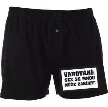 Trenýrky Trenýrky - Varování sex - L černá