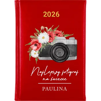 Kalendář Knižní kalendář 2026 A5 červený