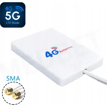 Televizní anténa VÝKONNÁ PANELOVÁ GSM ANTÉNA 19 dBi DVOJITÝ SMA KONEKTOR LTE 3G 4G 5G Wi-Fi