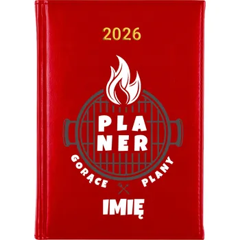 Kalendář Knižní kalendář 2026 A5 červený