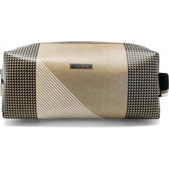 Kosmetická taška Kosmetická taštička Make Notes TIME TO RECYCLE béžová