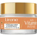 Lirene Rich Vitamin ultra výživný liftingový krém s SPF20 a vitamíny A, C, E, B3, B5 50+ na den, 50 ml
