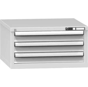 Dílenský stůl Podvěsný kontejner pro dílenský stůl, v x š x h: 390 x 578 x 630 mm, 3 x zásuvka, barva šedá RAL7035