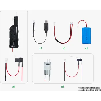 Příslušenství k 3D tiskárně Bambu Lab - Elektrická vodní sada , Model T-10 Water toy gun - ZH054