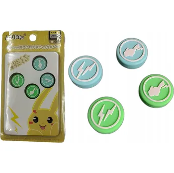 Herní příslušenství NÁVLEKY GRIPY GUMIČKY JOY-CON SWITCH 4KS PIKACHU