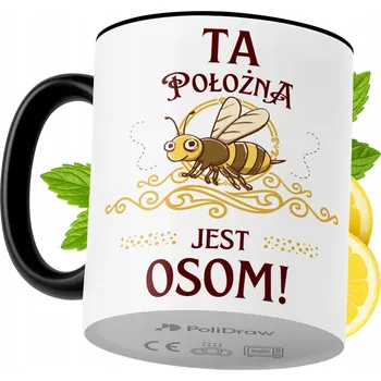 Hrnek Polidraw Hrnek Polidraw pro porodní asistentku keramika 330 ml