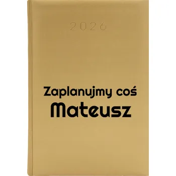 Kalendář Knižní kalendář 2026 A5 zlatý