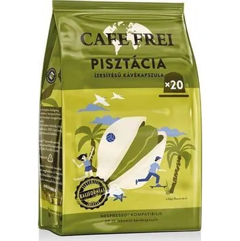 Kávové kapsle, pistácie, kompatibilní s Nespresso, 20 ks, CAFE FREI 110269