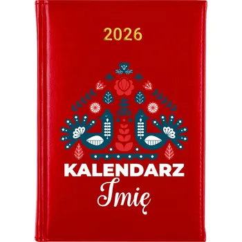 Kalendář Knižní kalendář 2026 A5 červený