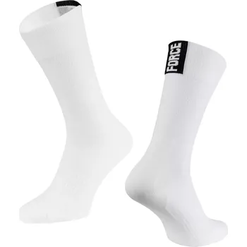 Pánské ponožky ponožky FORCE SECTOR, bílé S-M/36-41