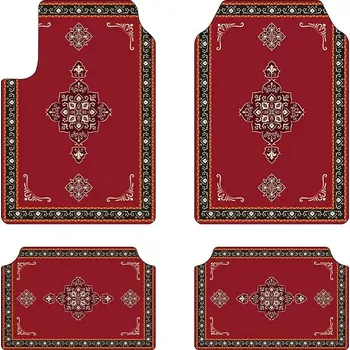 Koberec Boho koberec s retro vzorem do auta | podlahová rohož, měkký koberec - 2