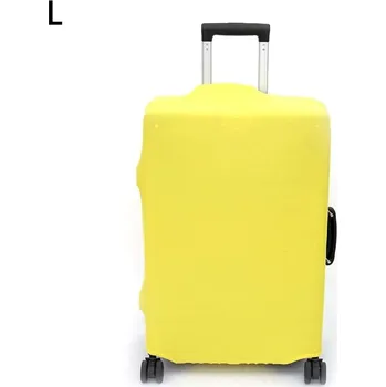 Elastický potah na kufr proti poškození | ochranný potah, cestovní doplněk - žlutá-L