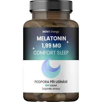 Přírodní produkt MOVit Melatonin comfort sleep 1.99 mg tbl.180