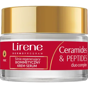 Pleťový krém Lirene silně regenerační krém-serum na obličej s bohatou formulí 60+ na noc, 50 ml