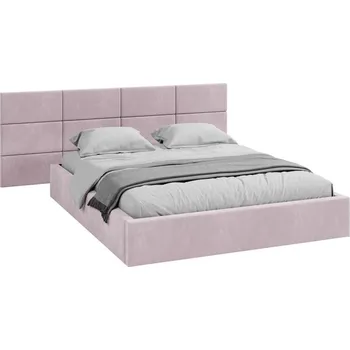 Postel Čalouněná postel DENVER 120x200 s kovovým zdvižným roštem PARIS RŮŽOVÁ