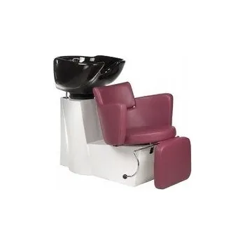 Kadeřnické křeslo Beauty System Kadeřnické mycí box LUIGI BR-3542 vřes