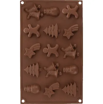 Forma na pečení Forma na pečení vánočního cukroví ORION 29x17x1,5cm Brown