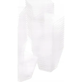 Jednorázové nádobí Kelímky finger PIRAMIDKA 120ml na svačiny, dezerty, monoporce 50 kusů