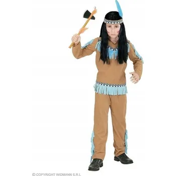 Karnevalový kostým KOSTÝM INDIÁN INDIÁNKA BÉŽOVÝ INDIÁNI 128