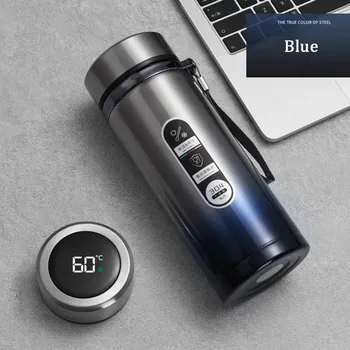 Termohrnek Chytrý termohrnek s LED displejem teploty | termohrnek, nerezový hrnek - Barva 4 , 500ml