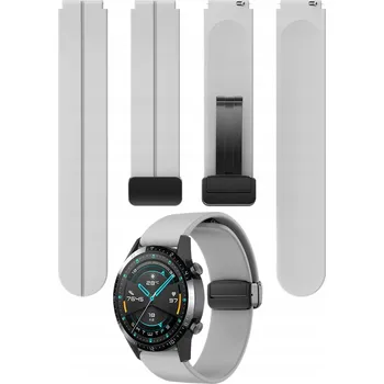 Řemínek na hodinky Univerzální šedý řemínek 20mm KBR Games