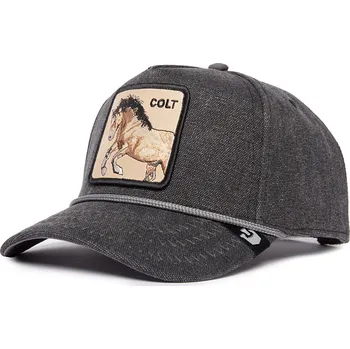 Kšiltovka Kšiltovka GOORIN BROS BUCKING DUCK 101-1731-BLK – Šedá