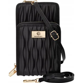 Kabelka Taška kabelka přes rameno Rovicky , eko kůže černá