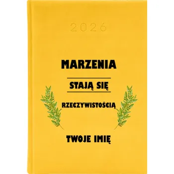 Kalendář Knižkový kalendář 2026 A5 žlutý
