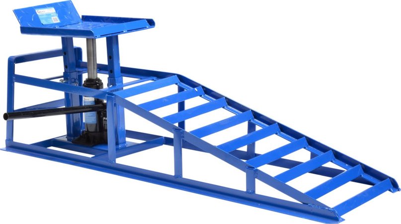 Rampa nájezdová 2 t, s hydraulickým zvedákem