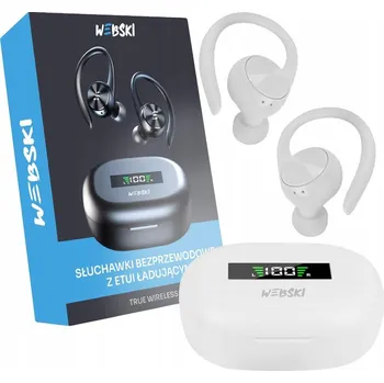 Sluchátka SLUCHÁTKA S MIKROFONEM DO UŠÍ TWS ZA UŠI + POUZDRO